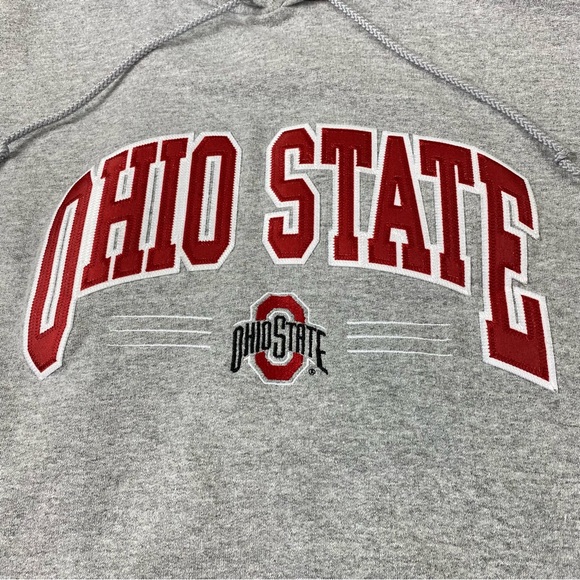Vintage Champion Ohio State Gray Hoodie Men’s Size Large - Picture 2 of 10